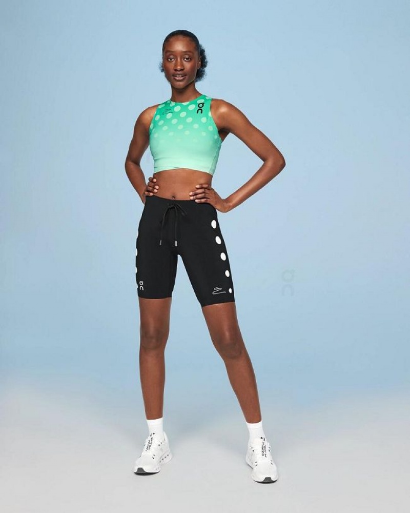 Black Women On Cloud Marathon Tight Distance Shorts | IE_ON8797