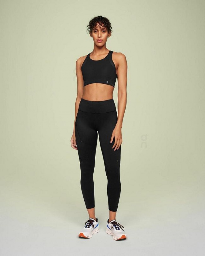 Black Women On Cloud Performance 7/8 Tights | IE_ON8163