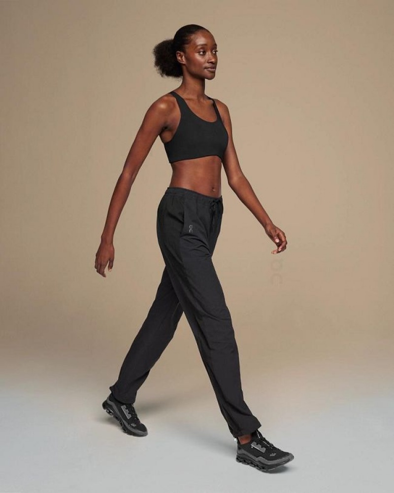 Black Women On Cloud Track Pants | IE_ON8586