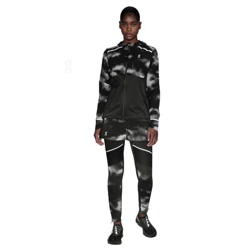 Black Women On Cloud Weather Lumos Jackets | IE_ON1176