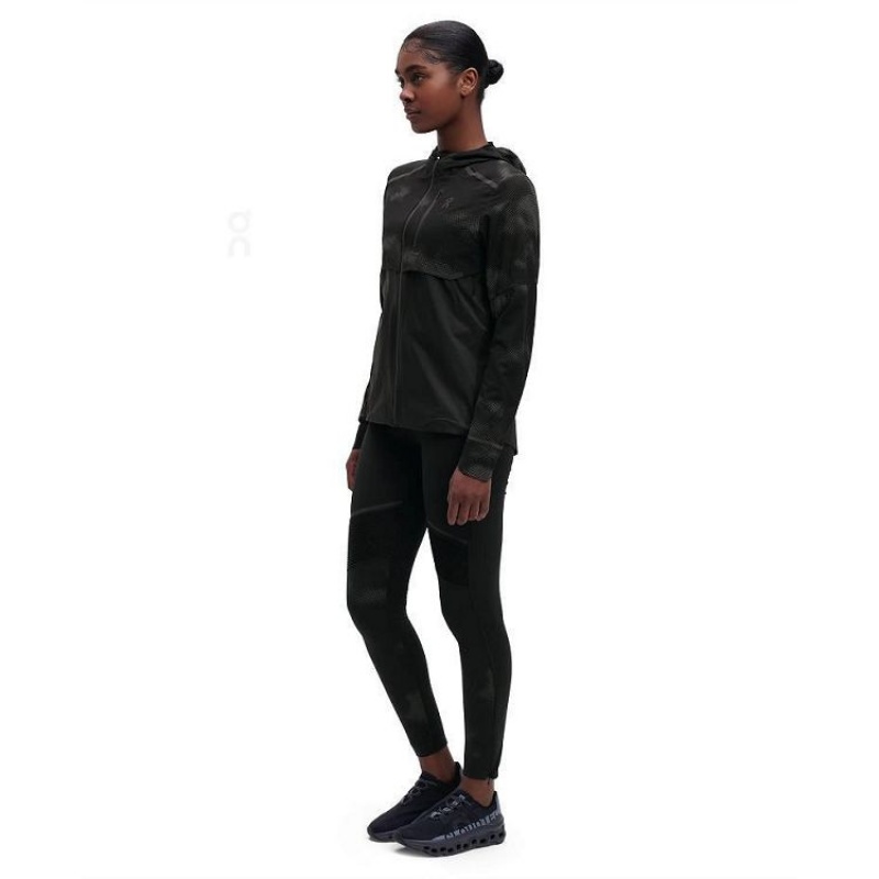 Black Women On Cloud Weather Lumos Jackets | IE_ON1176