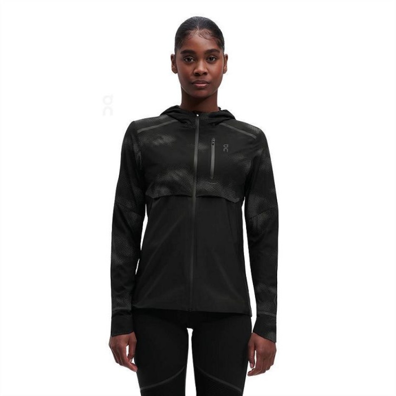 Black Women On Cloud Weather Lumos Jackets | IE_ON1176