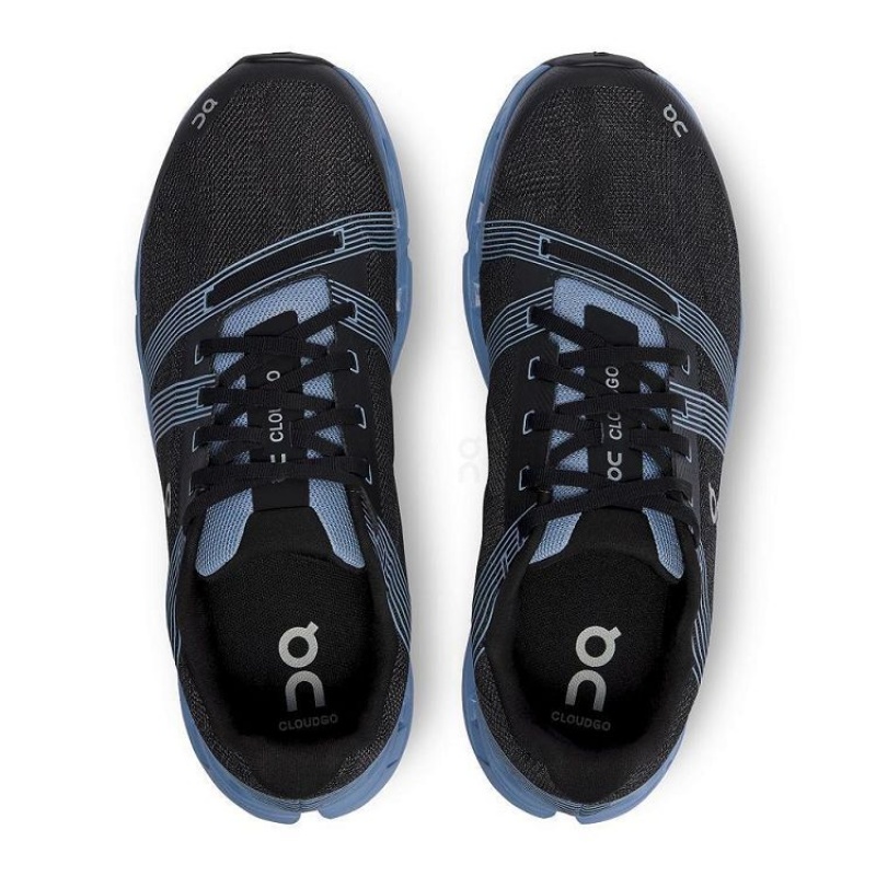 Black / Blue Men On Cloud Cloudgo Road Running Shoes | IE_ON8881