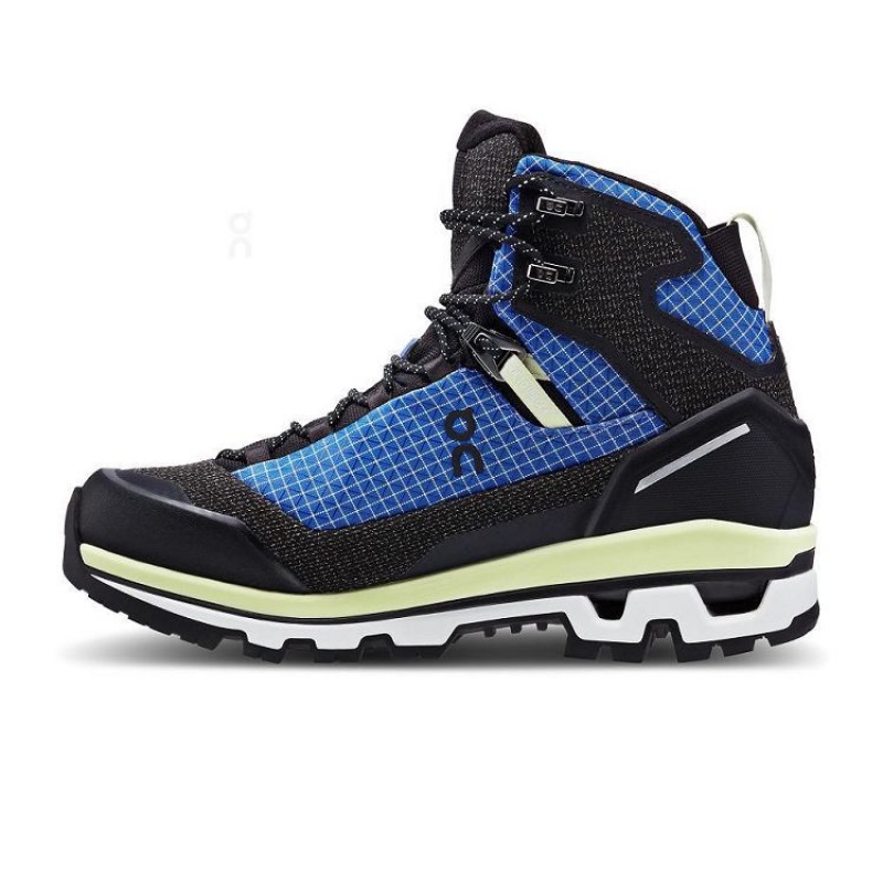 Black / Blue Women On Cloud Cloudalpine Waterproof Hiking Boots | IE_ON8267