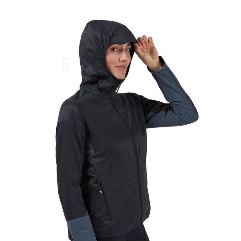 Black / Blue Women On Cloud Insulator Jackets | IE_ON8732