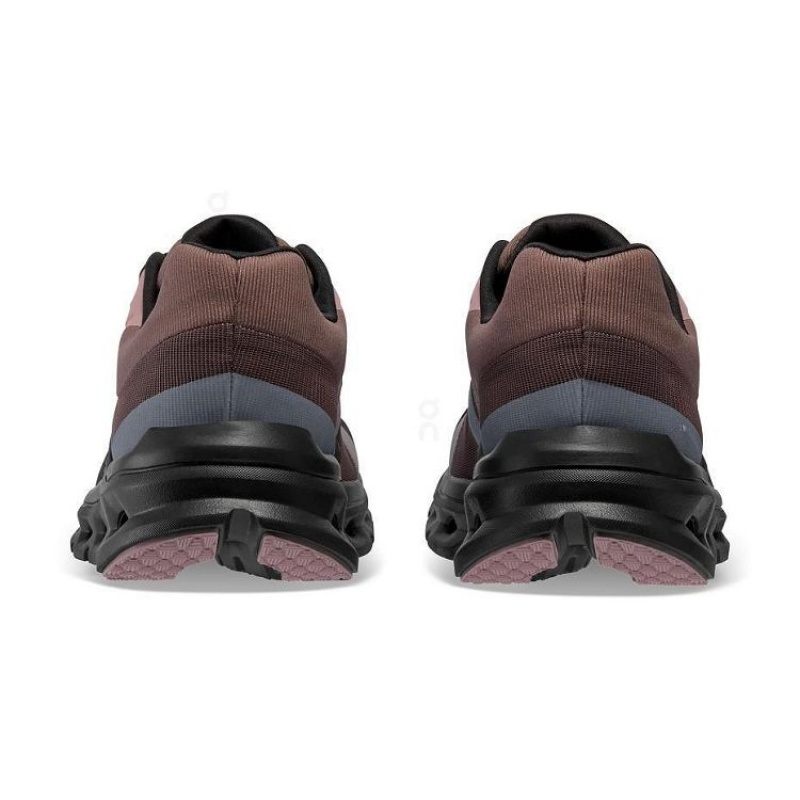 Black / Brown Women On Cloud Cloudrunner Waterproof Road Running Shoes | IE_ON8389