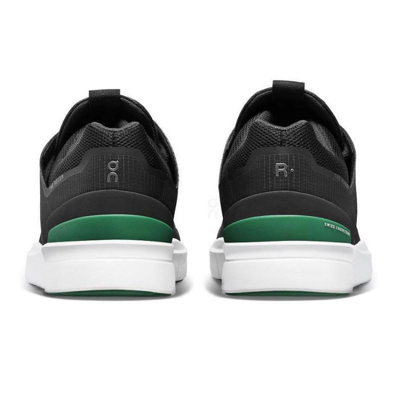 Black / Green Men On Cloud THE ROGER Spin Sneakers | IE_ON8058