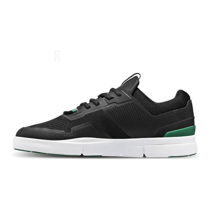 Black / Green Men On Cloud THE ROGER Spin Sneakers | IE_ON8058