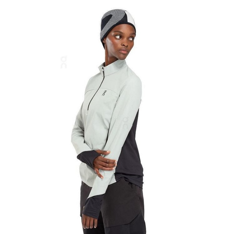 Black / Grey Women On Cloud Explorer Merino Beanie | IE_ON9147