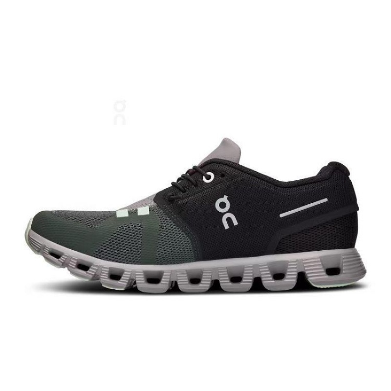 Black / Olive Women On Cloud Cloud 5 Sneakers | IE_ON8563