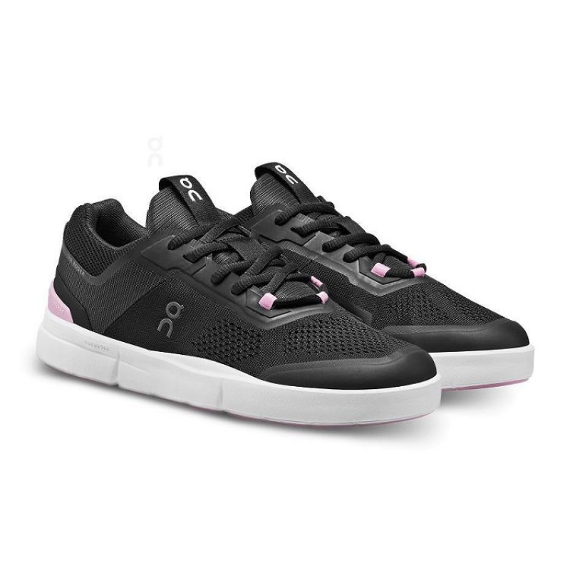 Black / Rose Women On Cloud THE ROGER Spin Sneakers | IE_ON8871