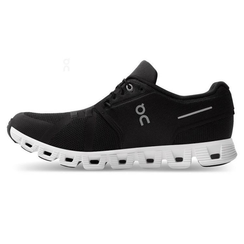 Black / White Men On Cloud Cloud 5 Sneakers | IE_ON8478