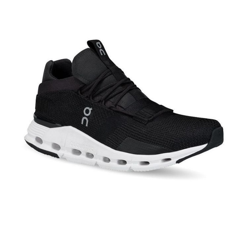 Black / White Men On Cloud Cloudnova Sneakers | IE_ON9089