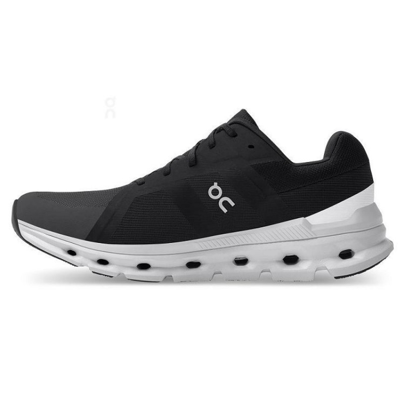 Black / White Men On Cloud Cloudrunner Road Running Shoes | IE_ON8971