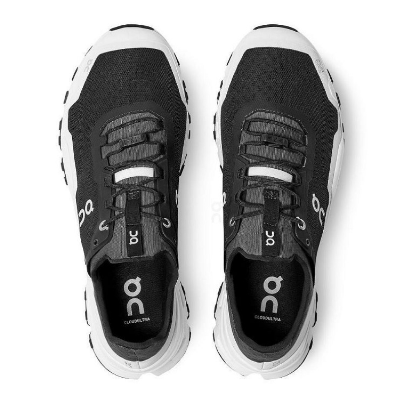 Black / White Men On Cloud Cloudultra Trail Running Shoes | IE_ON9106