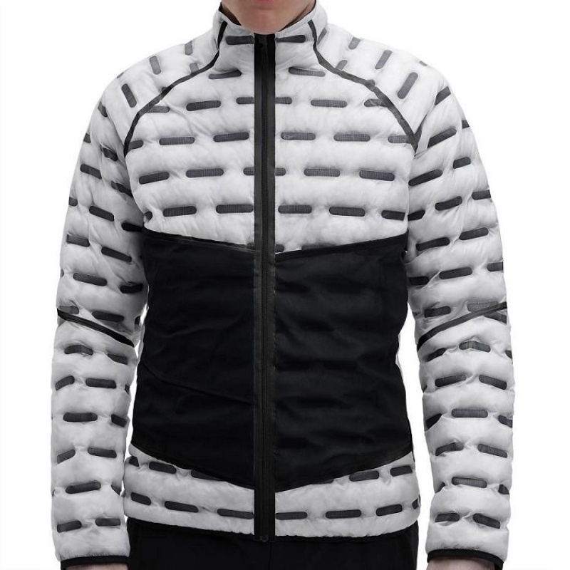 Black / White Men On Cloud Switch Jackets | IE_ON8998