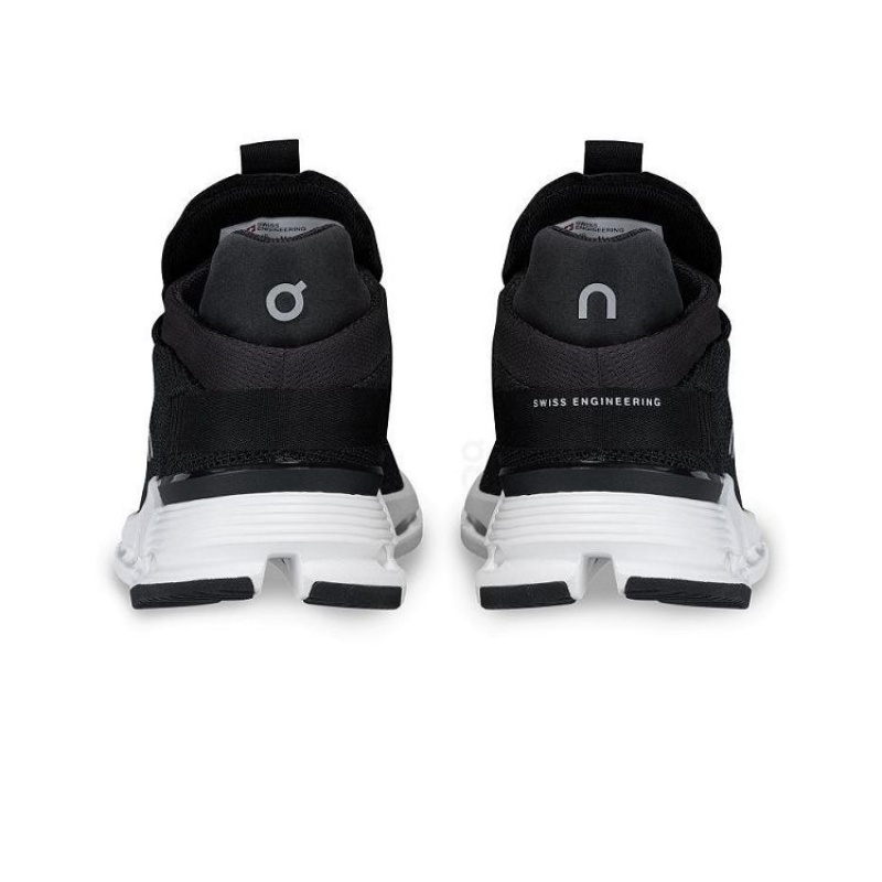 Black / White Women On Cloud Cloudnova Sneakers | IE_ON1180