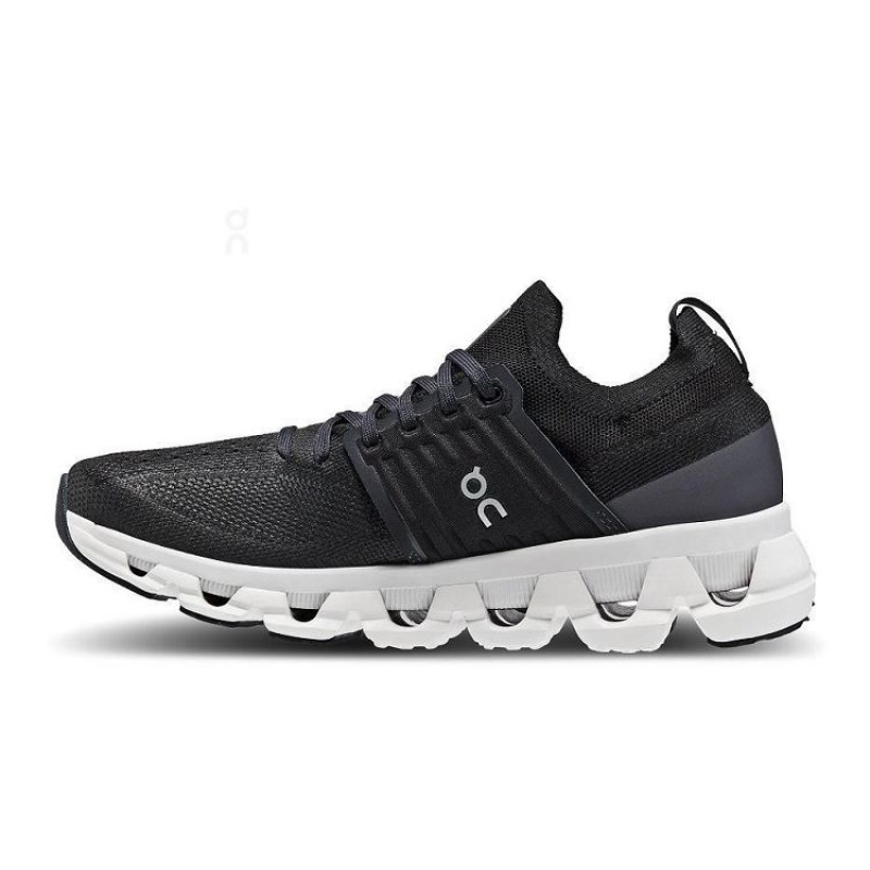 Black / White Women On Cloud Cloudswift 3 Road Running Shoes | IE_ON8684