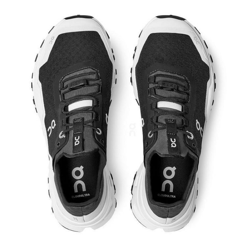 Black / White Women On Cloud Cloudultra Trail Running Shoes | IE_ON8991