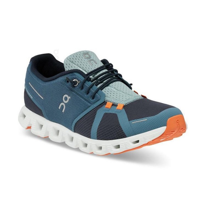 Blue Men On Cloud Cloud 5 Push Sneakers | IE_ON8214