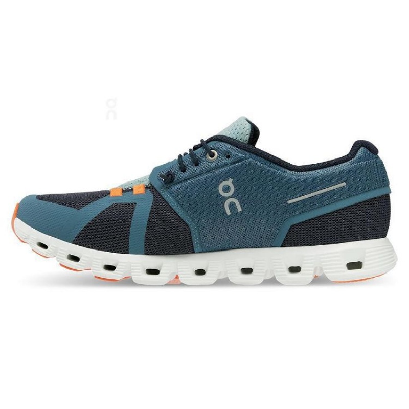 Blue Men On Cloud Cloud 5 Push Sneakers | IE_ON8214