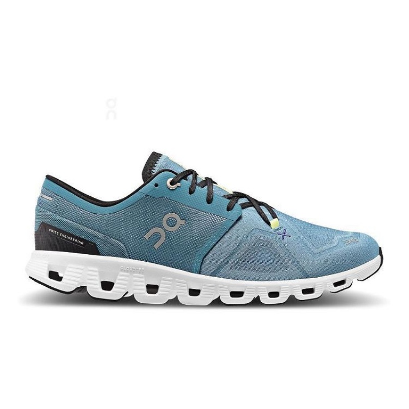 Blue Men On Cloud Cloud X 3 Road Running Shoes | IE_ON8081