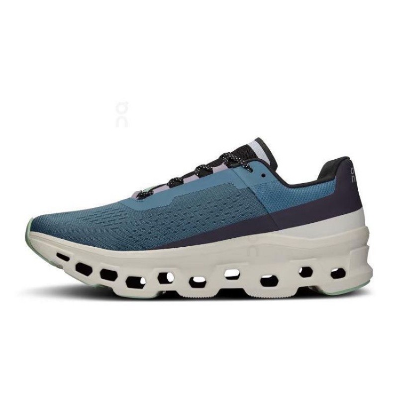 Blue Men On Cloud Cloudmonster Road Running Shoes | IE_ON8551