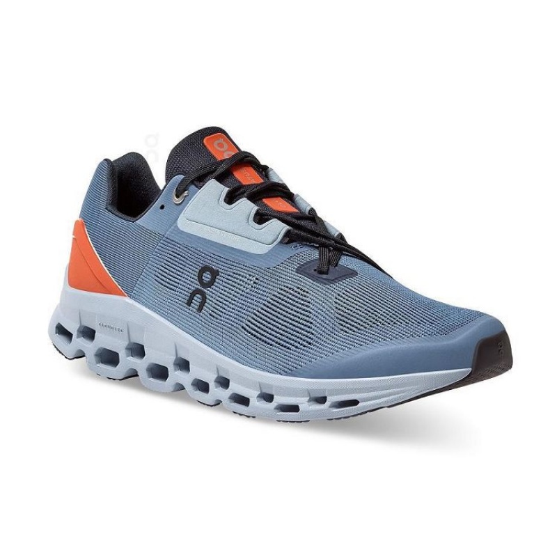 Blue Men On Cloud Cloudstratus Road Running Shoes | IE_ON9029