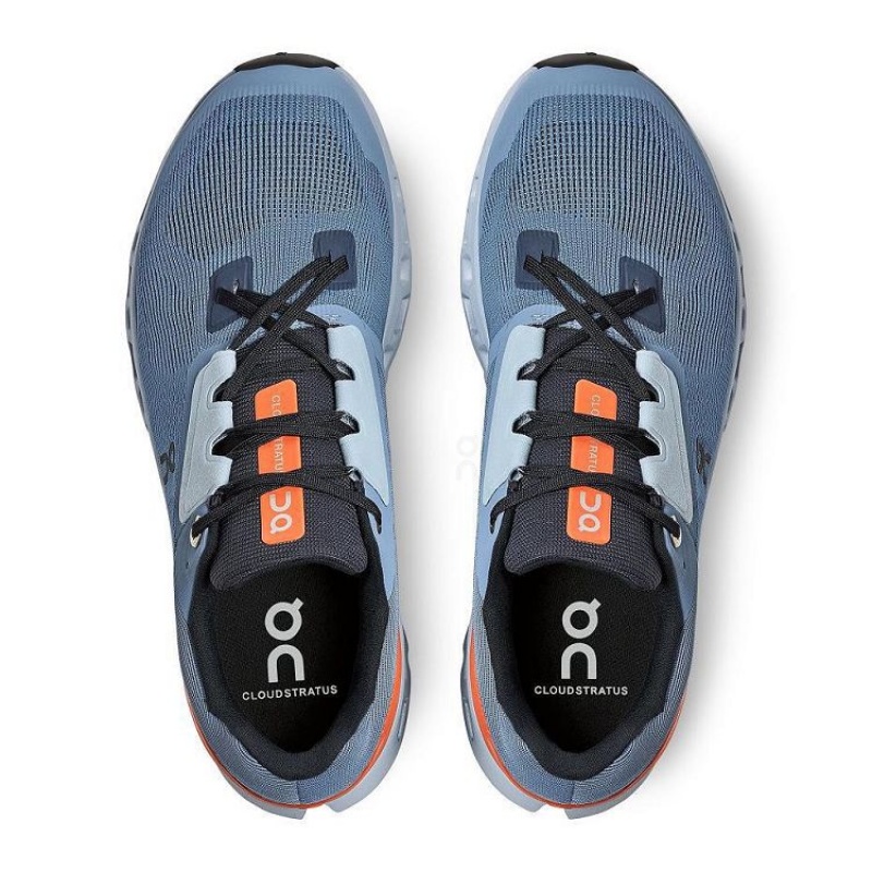 Blue Men On Cloud Cloudstratus Road Running Shoes | IE_ON9029