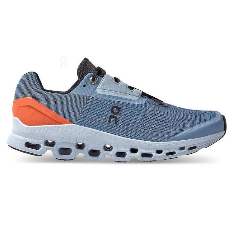 Blue Men On Cloud Cloudstratus Road Running Shoes | IE_ON9029