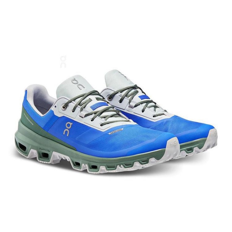 Blue Men On Cloud Cloudventure Waterproof Hiking Shoes | IE_ON8122