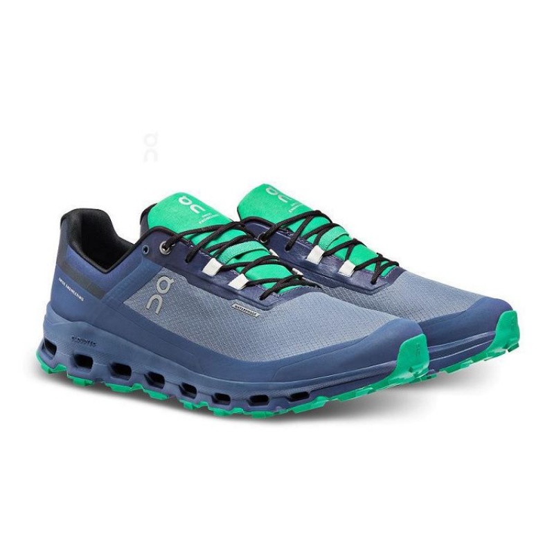 Blue Men On Cloud Cloudvista Waterproof Hiking Shoes | IE_ON8308