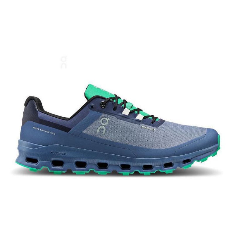 Blue Men On Cloud Cloudvista Waterproof Hiking Shoes | IE_ON8308