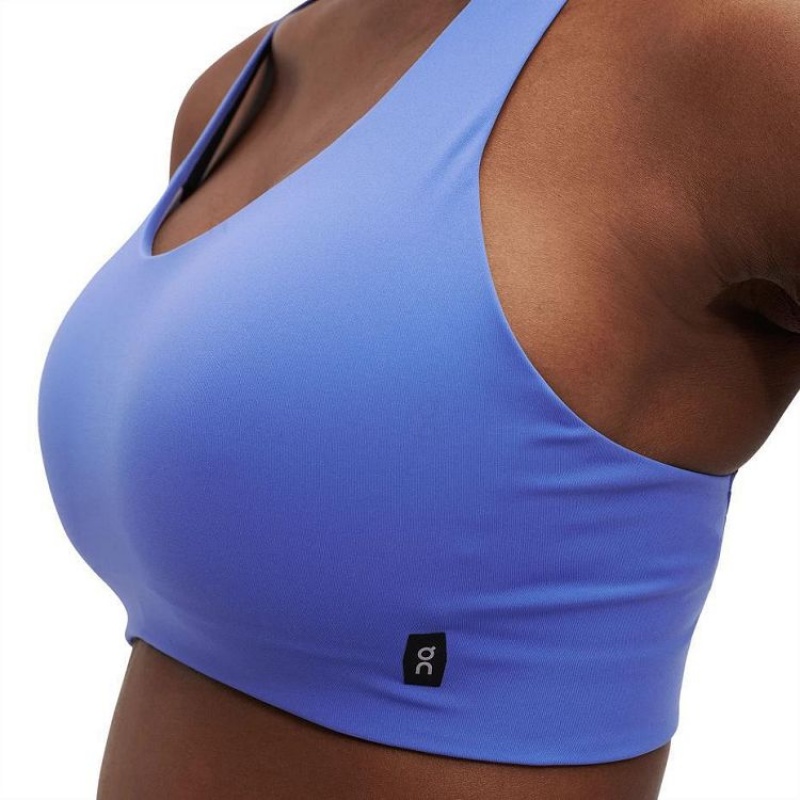 Blue Women On Cloud Active Bras | IE_ON8651