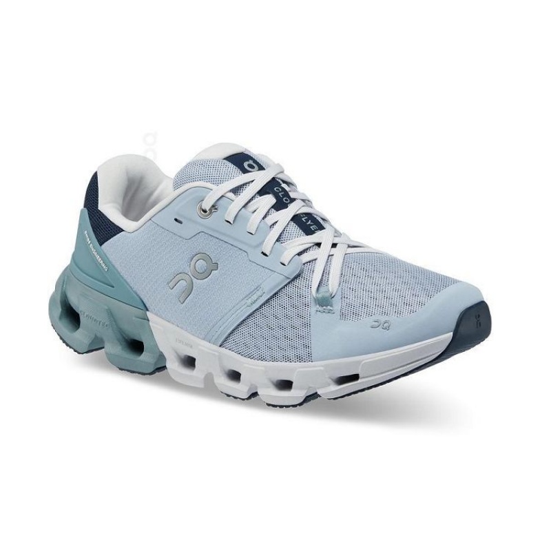 Blue Women On Cloud Cloudflyer 4 Road Running Shoes | IE_ON8807