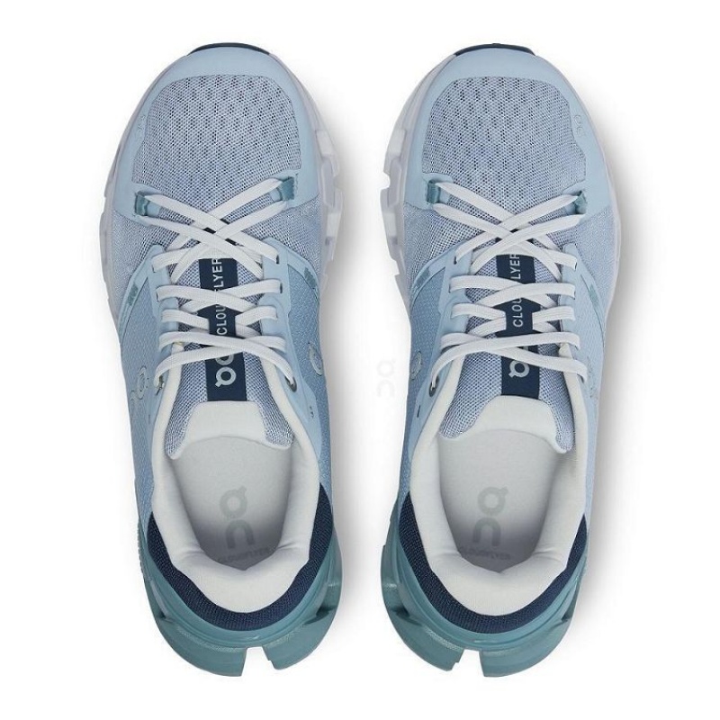 Blue Women On Cloud Cloudflyer 4 Road Running Shoes | IE_ON8807