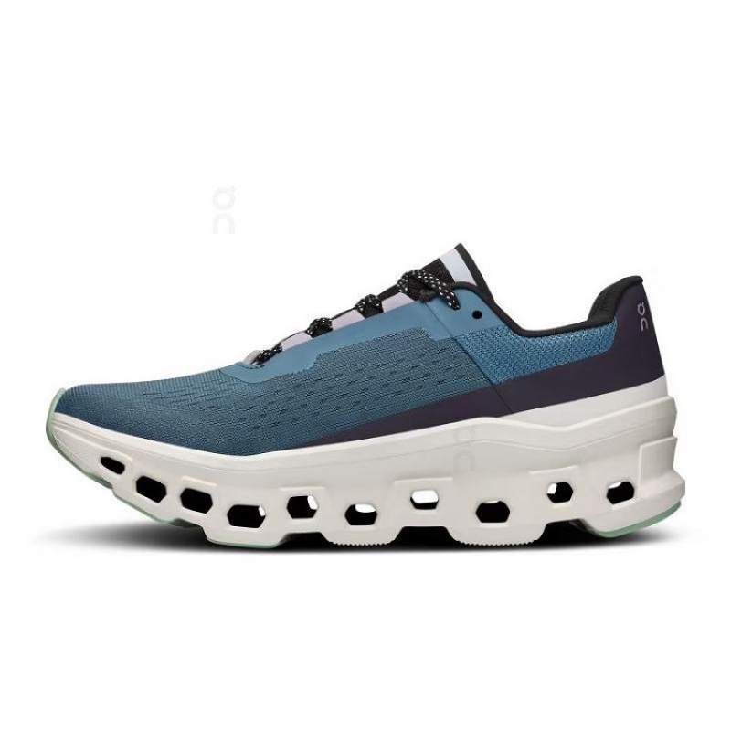 Blue Women On Cloud Cloudmonster Road Running Shoes | IE_ON1187