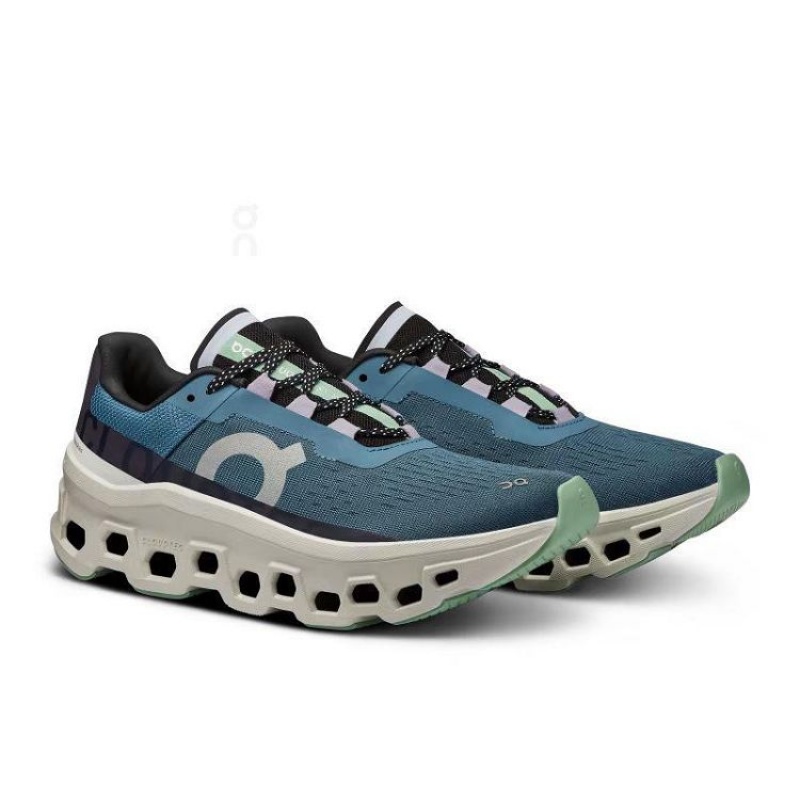 Blue Women On Cloud Cloudmonster Road Running Shoes | IE_ON1187