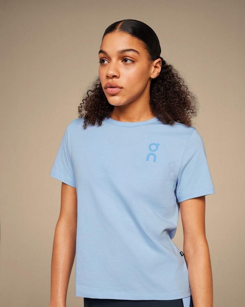 Blue Women On Cloud Graphic-T T-shirts | IE_ON8728