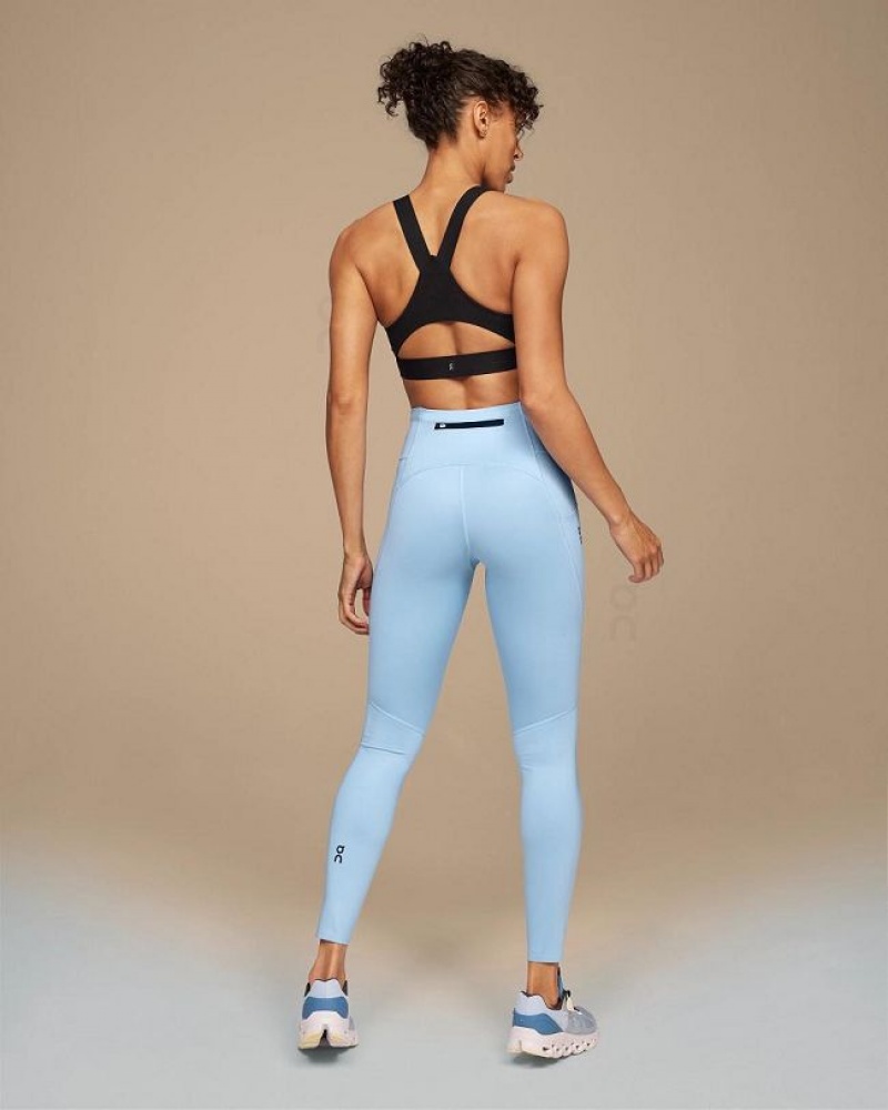 Blue Women On Cloud Performance Tights | IE_ON9134