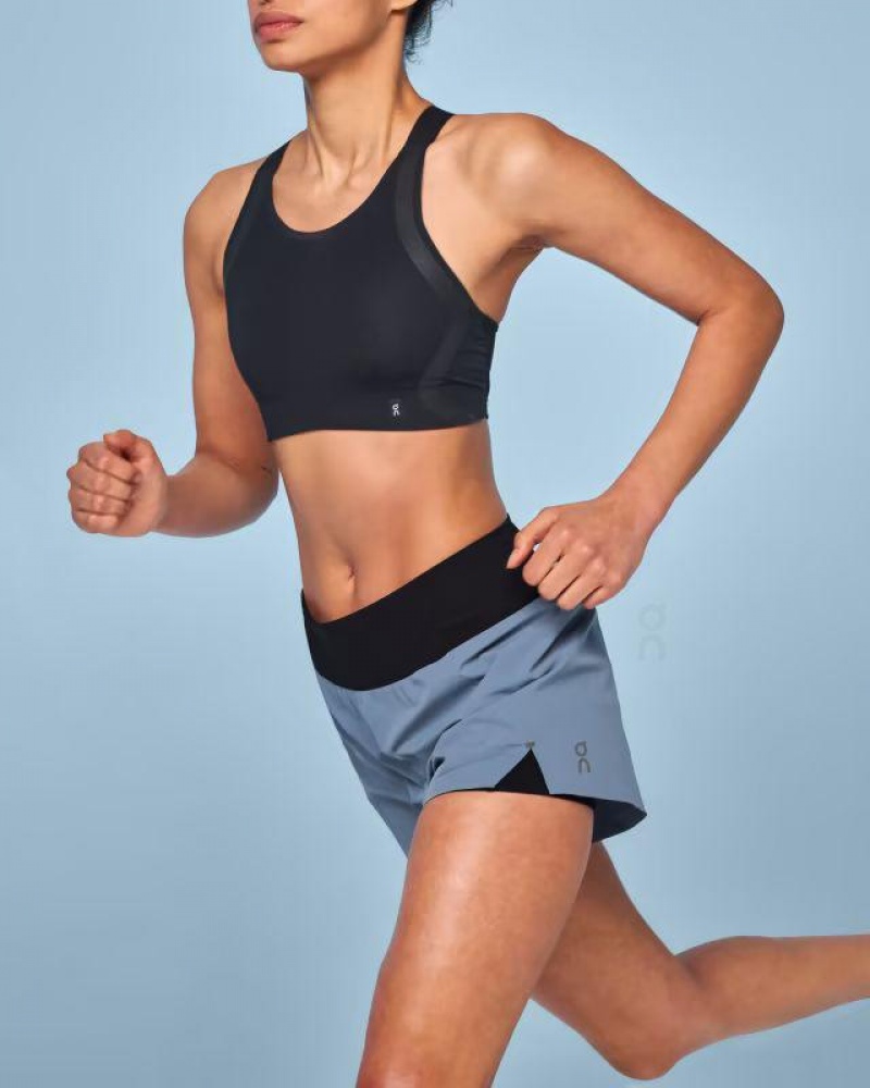 Blue Women On Cloud Running Shorts | IE_ON8089