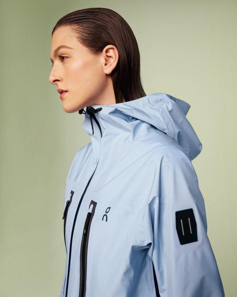 Blue Women On Cloud Storm Jackets | IE_ON8743