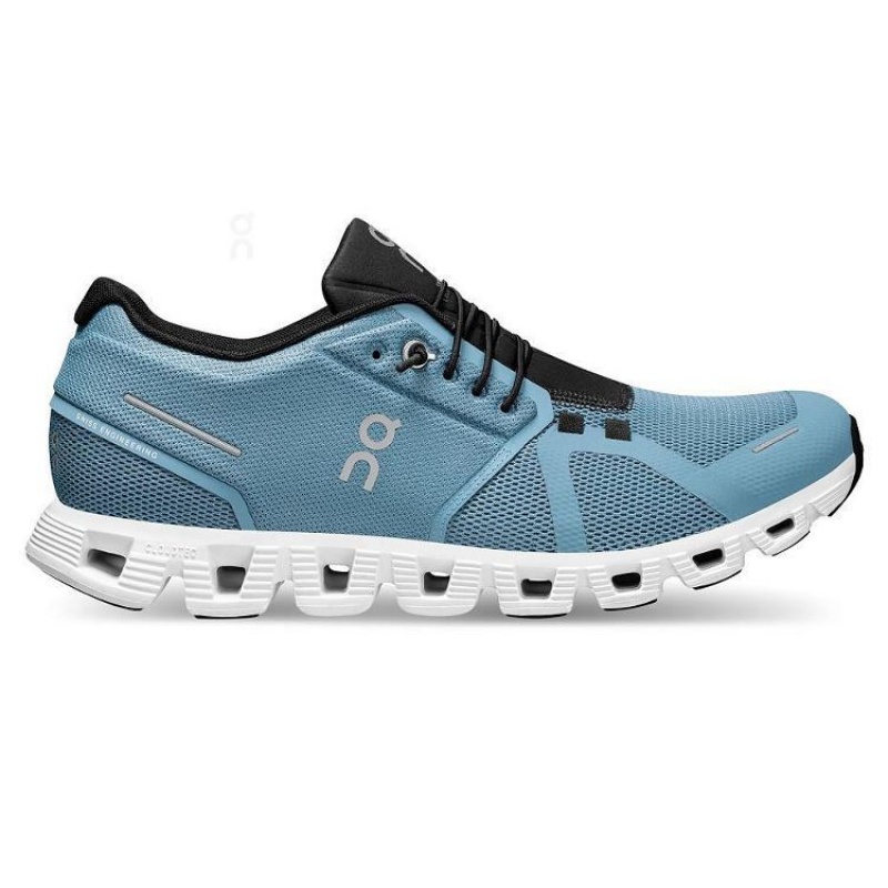 Blue / Black Men On Cloud Cloud 5 Sneakers | IE_ON8911