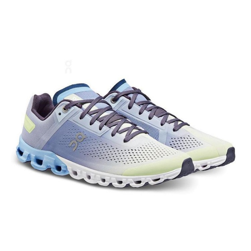 Blue / Green Women On Cloud Cloudflow Road Running Shoes | IE_ON9159