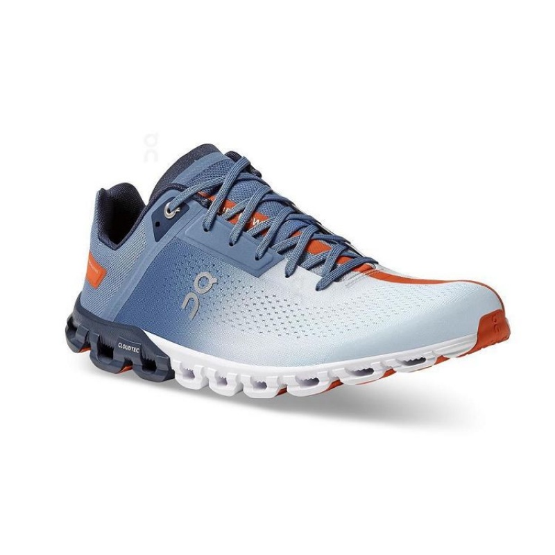 Blue / White Men On Cloud Cloudflow Road Running Shoes | IE_ON8332