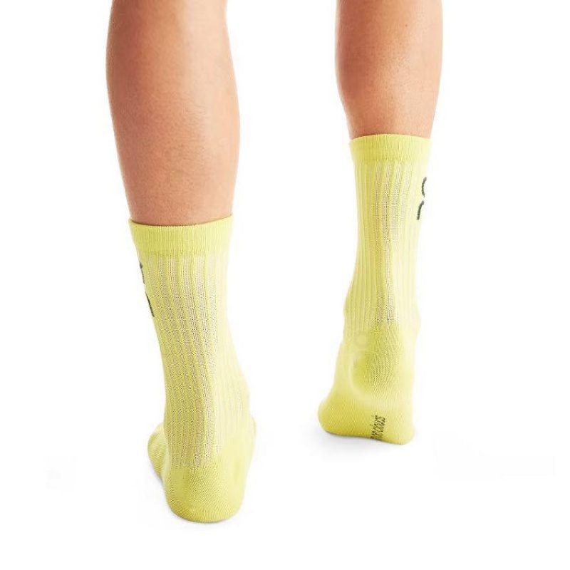 Blue / White / Yellow Men On Cloud Logo 3-Pack Socks | IE_ON8781