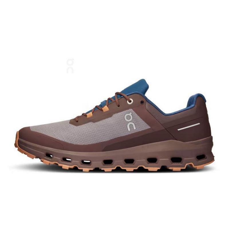 Brown Men On Cloud Cloudvista Waterproof Trail Running Shoes | IE_ON8133