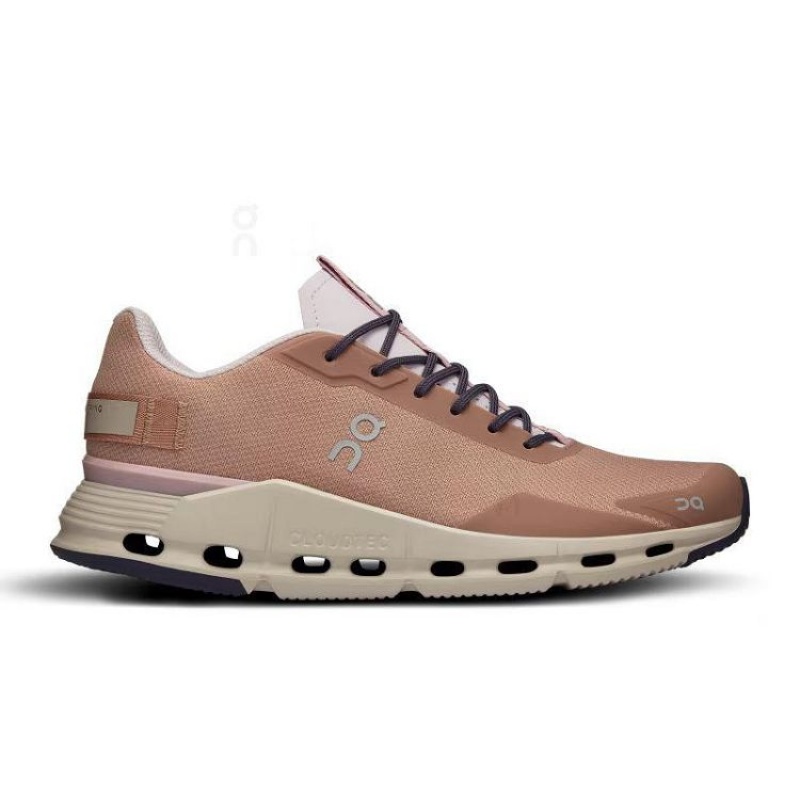 Brown Women On Cloud Cloudnova Form Sneakers | IE_ON8508