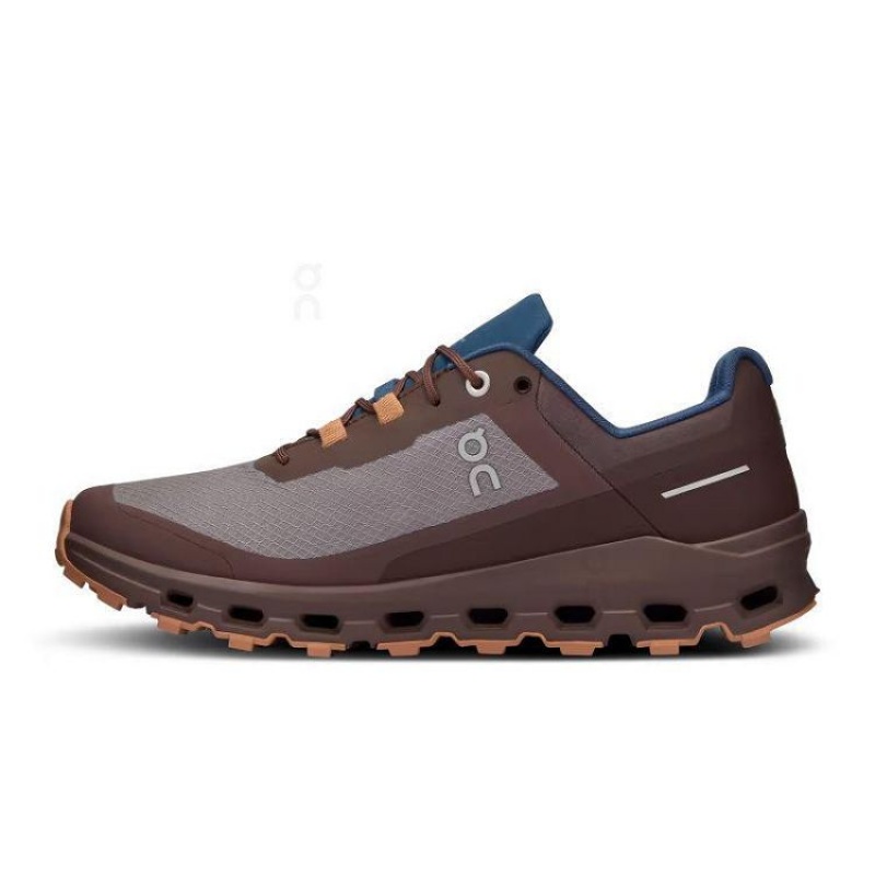 Brown Women On Cloud Cloudvista Waterproof Trail Running Shoes | IE_ON9145