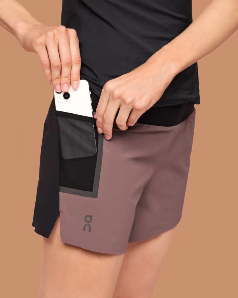 Brown Women On Cloud Ultra Shorts | IE_ON8021